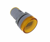 AC 60-500V Digital Voltage Meter Panel Mount M22 AD16-22DSV - Yellow 