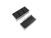 0.36" 3 Digit 7-Segment LED Display<BR/> DIP common cathode - Red - Pack of 2 