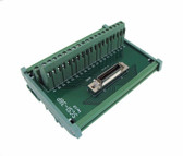 36-Pin SCSI Female Signals Breakout Board Module Din Rail servo drive motor 