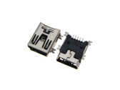 5P Mini USB Female Connector SMD Surface Mount - Pack of 20  