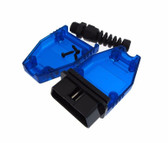 16-Pin OBD 2 OBDII Male Connector Plug Adapter - Blue 