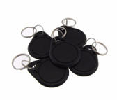 #3 13.56MHz RFID IC Contactless Keyfob Token MF1 compatible - Black- Pack of 5 