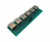6 USB Type A USB-A Female Breakout Board 