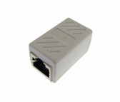 RJ45 Female to Female Adapter Inline Coupler Adapter Pin to Pin - White 