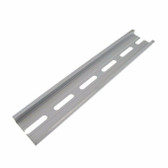 35mm wide Aluminum Din Rail mounting equipment rack 8 inches long surface finish 