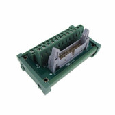 IDC24 Shrouded Connector Signals Breakout Board Screw terminals Din Rail Mount 