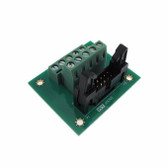 IDC10 Shrouded Connector Signals Breakout Board Screw terminals GP Black 