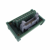 IDC20 Shrouded Connector Signals Breakout Board Screw terminals Din Rail Mount 