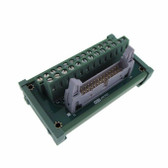 IDC26 Shrouded Connector Signals Breakout Board Screw terminals Din Rail Mount 