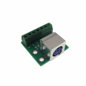 6P 6-Pin PS/2 PC Connector Signals Breakout Board Screw Terminals Pur keyboard 