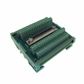 Compact 68-Pin SCSI Female Signals Breakout Board Module DB68 Din Rail Mount 
