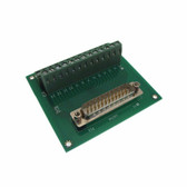DB25 Male Signals Breakout Board Screw terminals vertical 180 