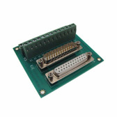 DB25 Male Female Signals Breakout Board Screw terminals vertical 180 