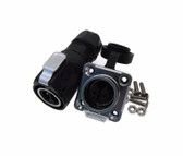 HQ 2 Contacts 2-Pin Aviation Plug Connector Panel Mount LP16 IP67 Waterproof 