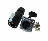 HQ 5 Contacts 5-Pin Aviation Plug Connector Panel Mount LP16 IP67 Waterproof 