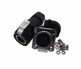 HQ 9 Contacts 9-Pin Aviation Plug Connector Panel Mount LP16 IP67 Waterproof 