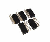 14 POS 2x7 2.0mm Pitch Female Socket Header Right Angle Through Hole <BR/>Pack of 5 