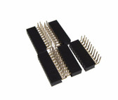 20 POS 2x1 2.0mm Pitch Female Socket Header Right Angle Through Hole - Pack of 5 