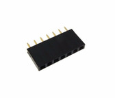 7POS 7-Pin 2.54mm 0.1" Female Header - Black - Pack of 20 