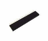 17POS 17-Pin 2.54mm 0.1" Female Header - Black - Pack of 10 