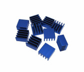8.8x8.8x5mm Small Heat Sink Top Mount - Blue - Pack of 10 