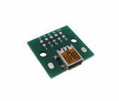 Mini USB 10P Female Connector Breakout Board 