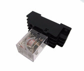 110VAC Coil HH54P Power Relay w/ socket LED indicator Din Rail Mounting 