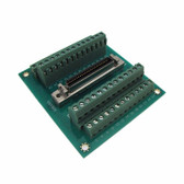 50-Pin SCSI CN50 Female Signals Breakout Board Module Compact Size servo drive 