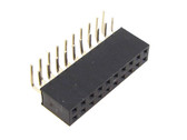 2x10 POS 20-Pin 2.54mm 0.1" Female Header Right Angle - Pack of 5  
