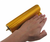 500W 5 Ohm Power Resistor Wirewound Aluminum Load w/ screw nut