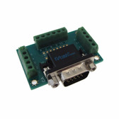 DB15 VGA Male Signals Breakout Board Screw terminals Parallel Right Angle 3.96 