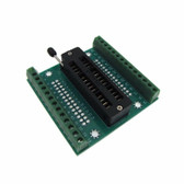 28 Pins ZIF Socket to DIP Screw terminals Breakout Board Module