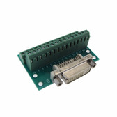 DVI 24+5 Female Signals Breakout Board Screw terminals vertical Video monitor