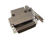 DB44 Male D-Sub connector w/ Two Piece Backshells Hoods Metal