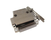 DB44 Female D-Sub connector w/ Two Piece Backshells Hoods Metal