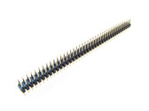 2x40 Pin Male Straight Header 2.54mm 0.1" - Black Pack of 5  