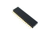 13-Pin 2.54mm 0.1" Female Header Black - Pack of 10  
