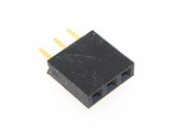 3 POS 2.54mm Female Socket Header Connector Through Hole - Pack of 50  