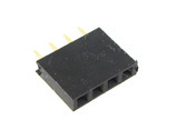 4 POS 2.54mm Female Socket Header Connector Through Hole - Pack of 50  