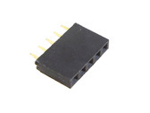 5 POS 2.54mm Female Socket Header Connector Through Hole - Pack of 20  