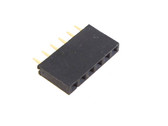 6 POS 2.54mm Female Socket Header Connector Through Hole - Pack of 50  