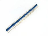 2x40 0.1"(2.54mm) Straight Header - Blue Pack of 5