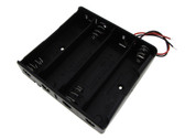 4x18650 Li-ion Rechargeable Battery Holder Wire Leads