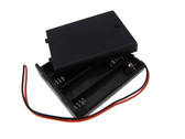 4*AAA Size Non-Rechargeable/Rechargeable Battery Holder Wire Leads w/Switch  