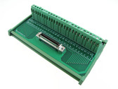 50-Pin SCSI Female Signals Breakout Board Module Din Rail 