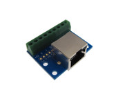 RJ45 Ethernet Connector Breakout Board w/ LED Screw terminals