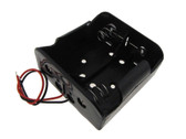 2xD Size Non-Rechargeable/Rechargeable Battery Holder Wire Leads  