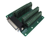 DB44 Female Signals Breakout Board Screw terminals  