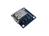 HQ Dual USB 2.0 Type A Female Connector Breakout Board 2.54mm Header  