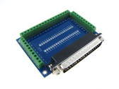DB37 Male Signals Breakout Board Parallel Port Header Screw terminals 